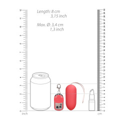 Shots Toys Oeuf vibrant sans fil SPLASH 8 x 3.4 cm Rose